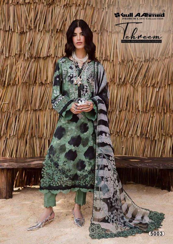 Gull aahmed tehreem vol- 5 salwar suit Kolkata textile market